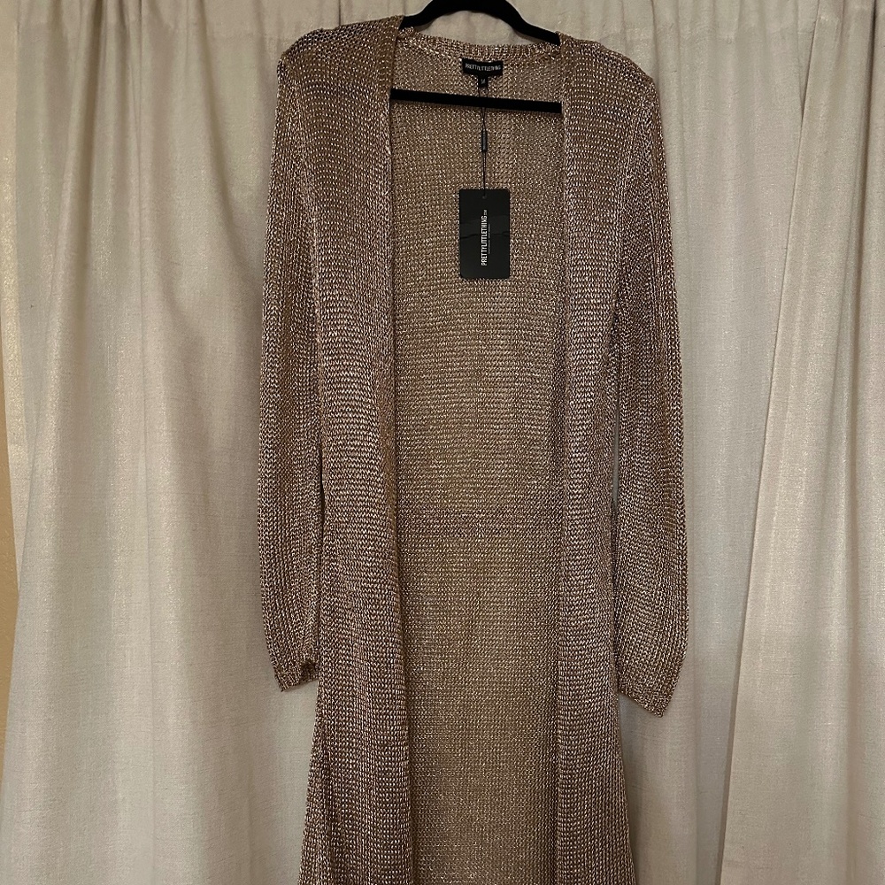 New with tags Pretty Little Thing size M cardigan